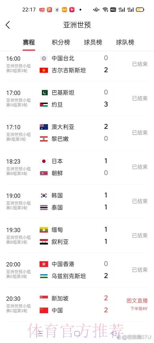 S16世界赛实时比分介绍